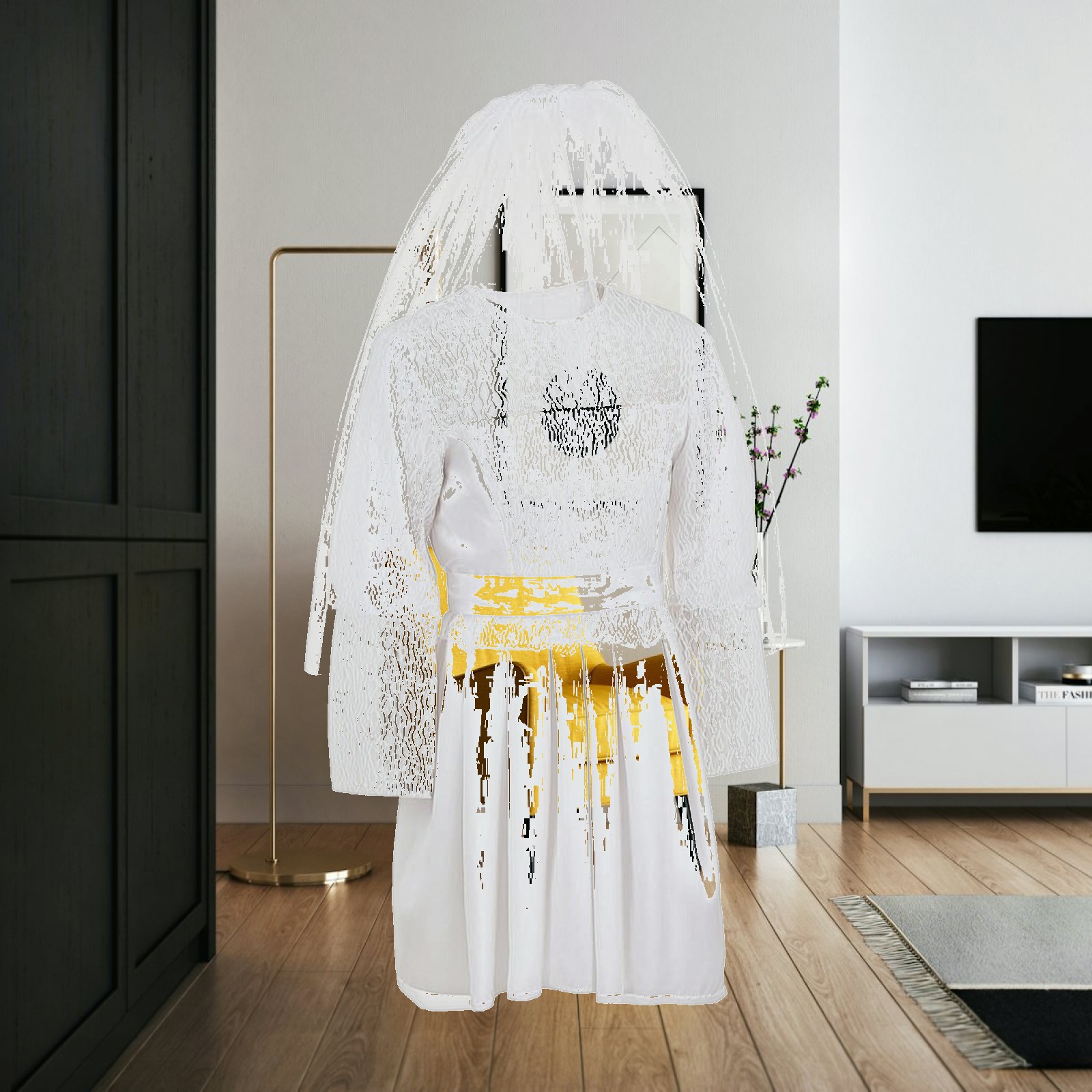 Skirts - Costume Accessories Set Women Lace Panel