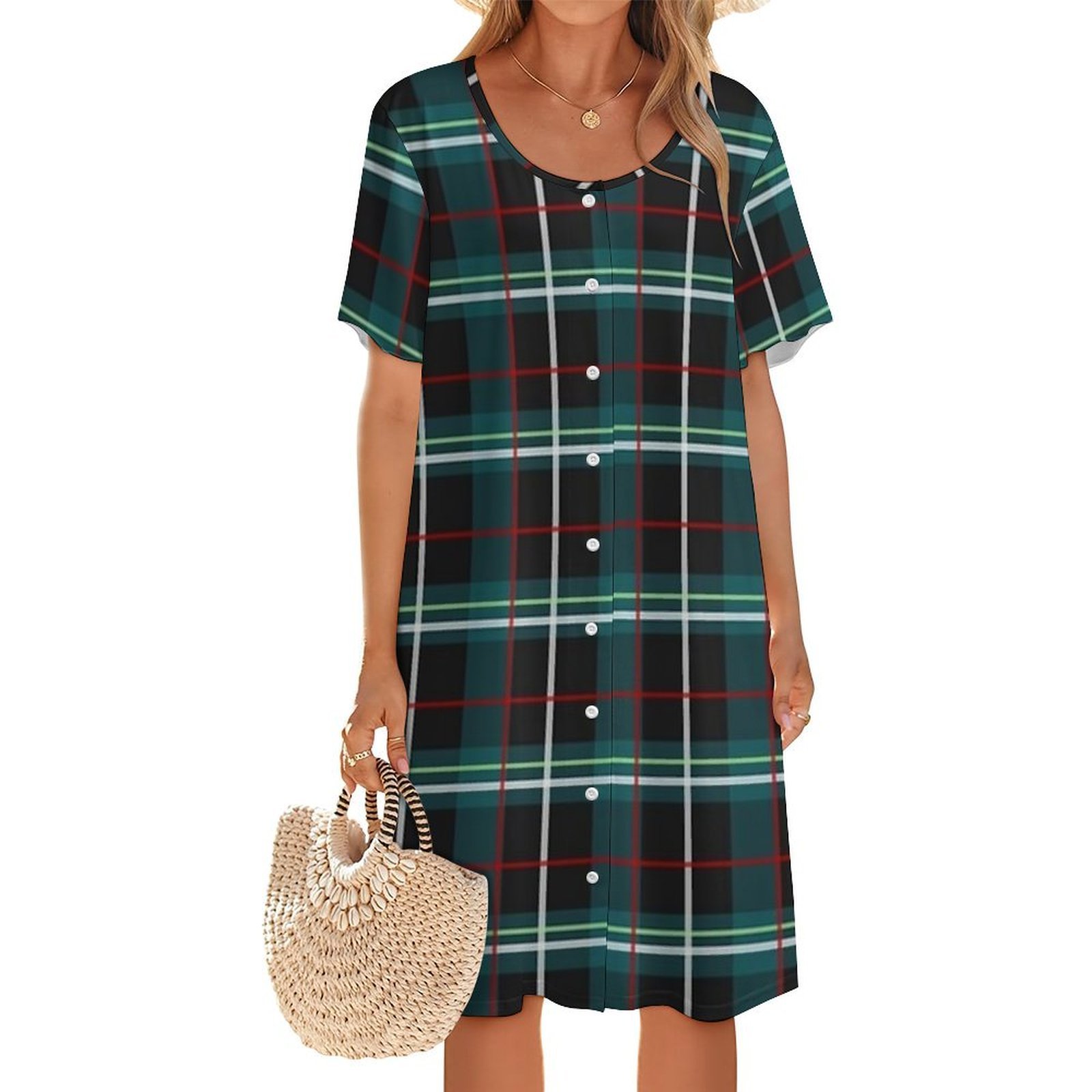 Korean Style A Line Shirt Dress - Frankie Stein First Wave dress pattern