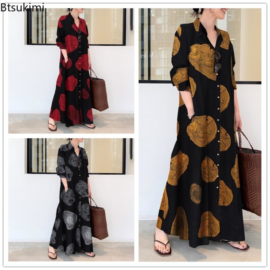 2026 Women Shirt Dress Loose C - огляд і ціна Casual Loose Linen Shirt Dress