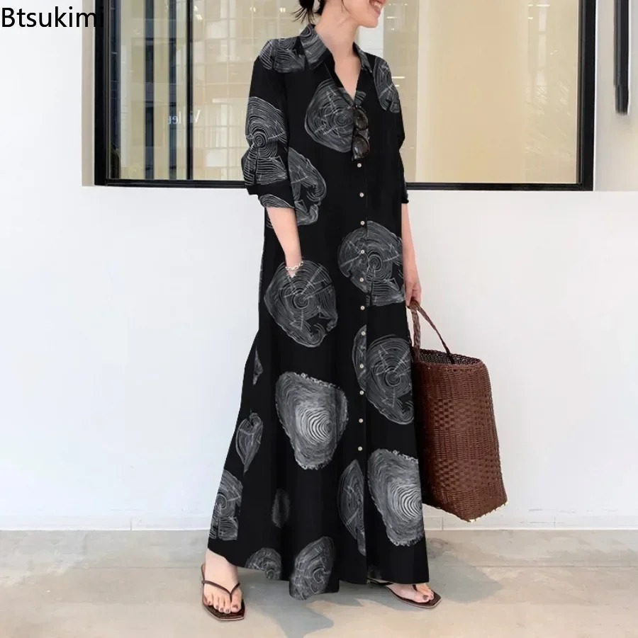 2026 Women Shirt Dress Loose C - огляд і ціна Casual Loose Linen Shirt Dress