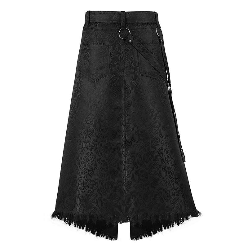Men Gothic Jacquard Asymmetry  - огляд і ціна Skirts