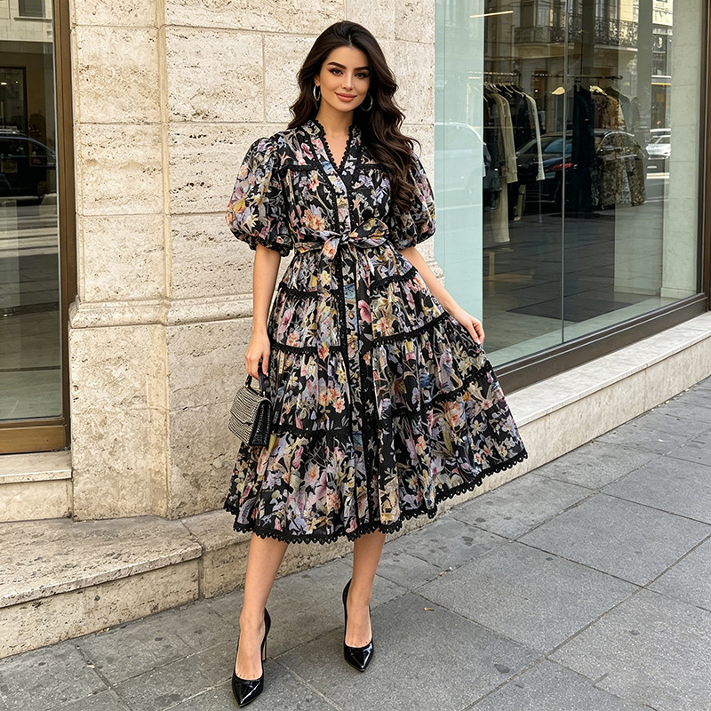 ZAMOR French Vintage Floral Te - огляд і ціна French Vintage Floral Midi Dress