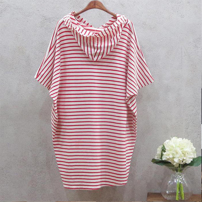 Summer New Korean Style Loose  - огляд і ціна Korean Style A Line Shirt Dress