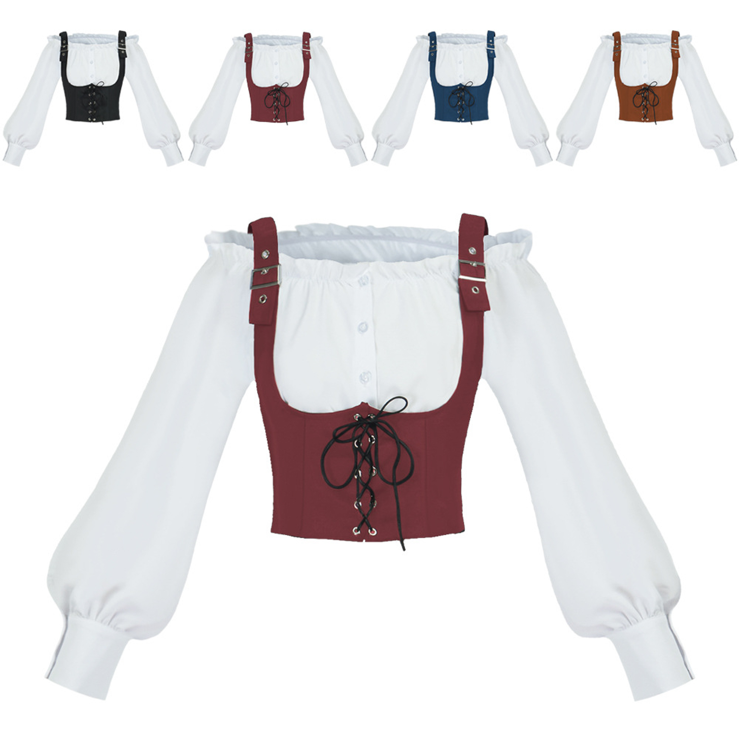 Renaissance 2 Piece Costume Se - огляд і ціна Blouses