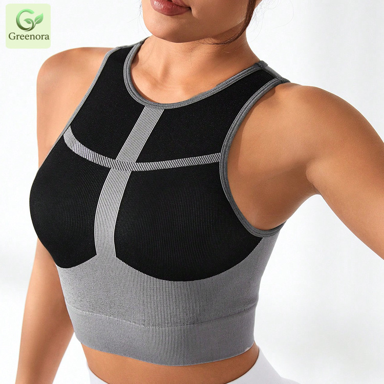 Seamless Sports Bra Women Ribb - огляд і ціна Seamless Ribbed Workout Tank Top