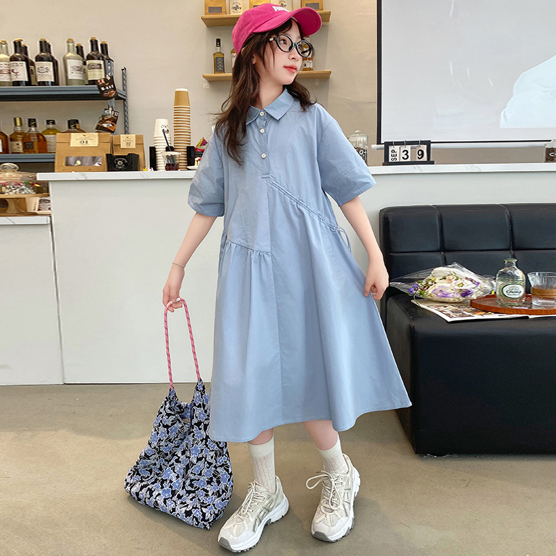 Korean Children Clothing Girls - огляд і ціна Korean Style A Line Shirt Dress
