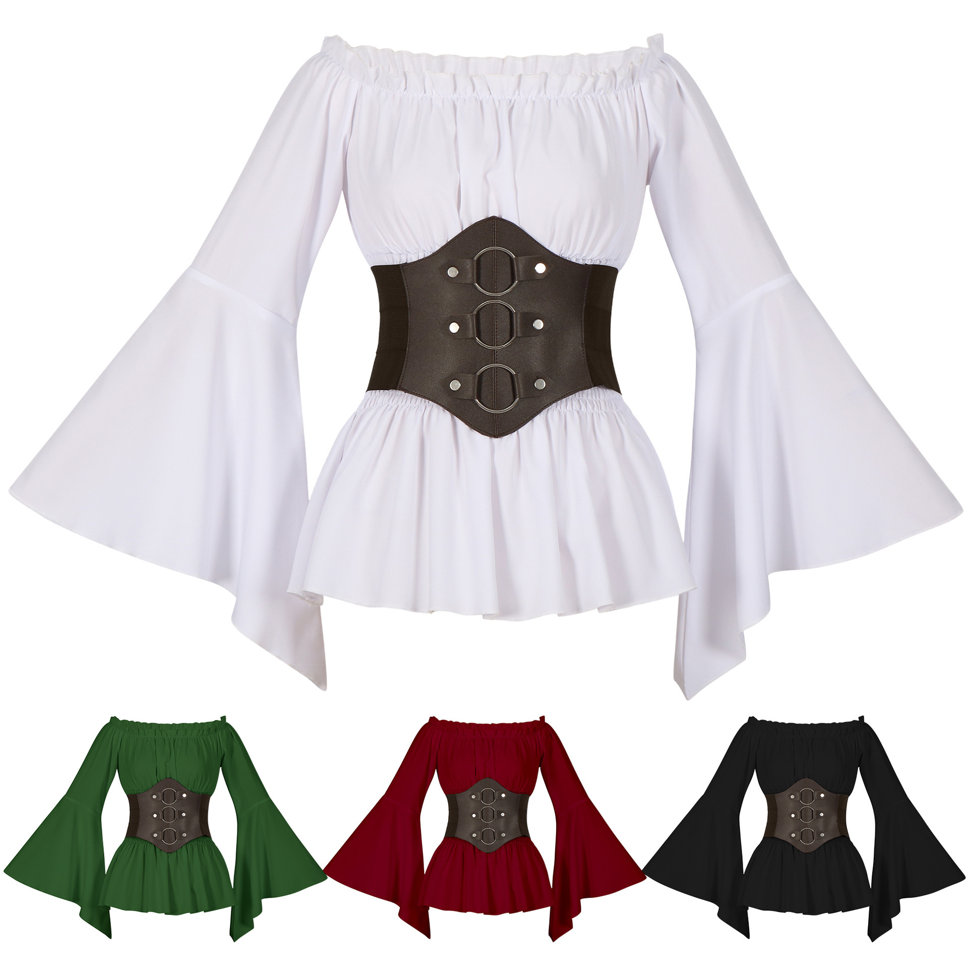 Medieval Victorian Pirate Shir - огляд і ціна Tops