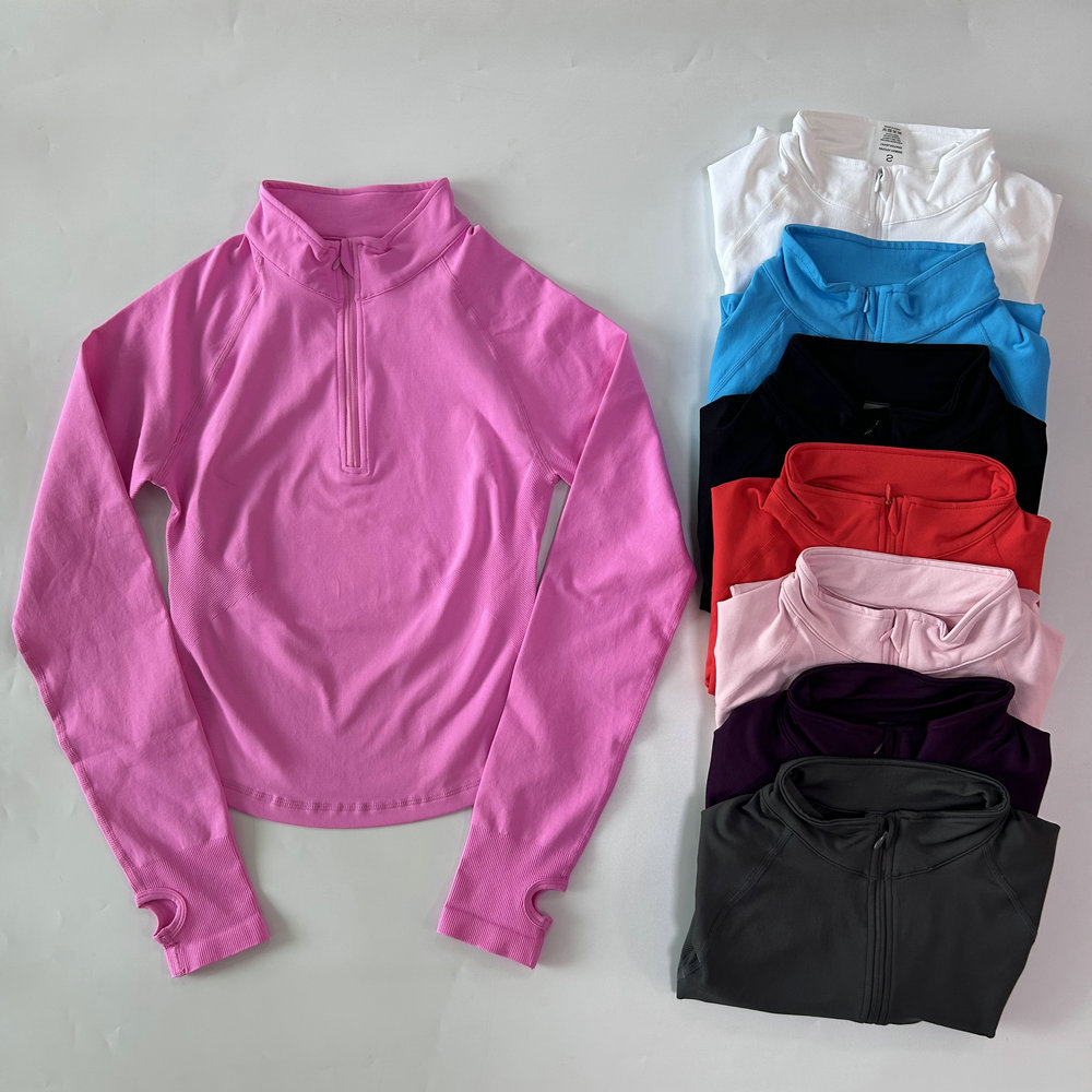 No Logo Yoga Jacket With Half  - огляд і ціна Blouses