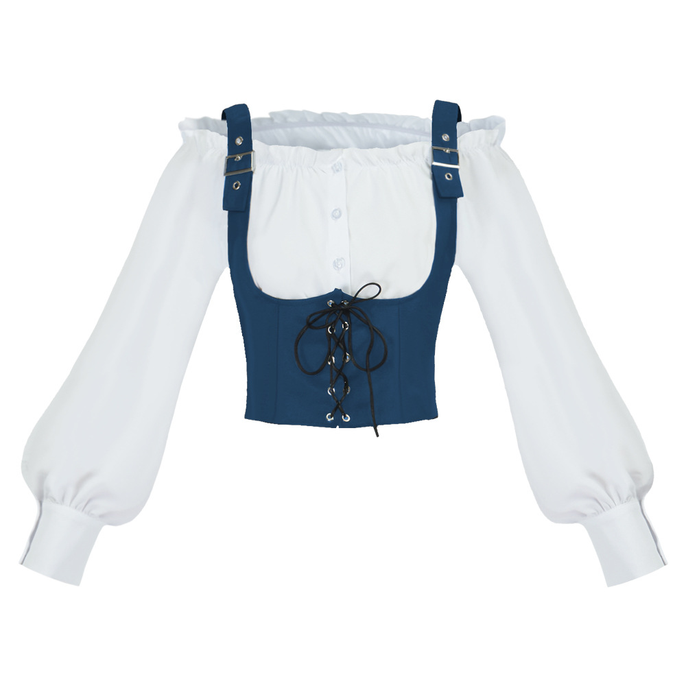 Retro Western Style Women Blou - огляд і ціна Tops