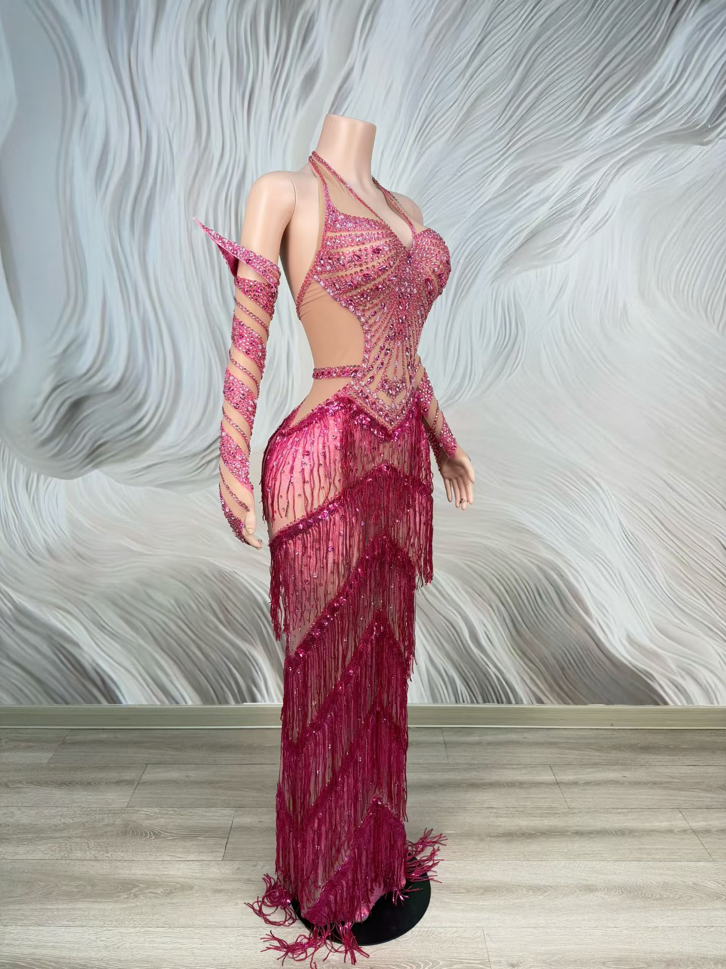 Luxury Full Rhinestone Sparkly - огляд і ціна Sparkly Rhinestone Club Party Dress
