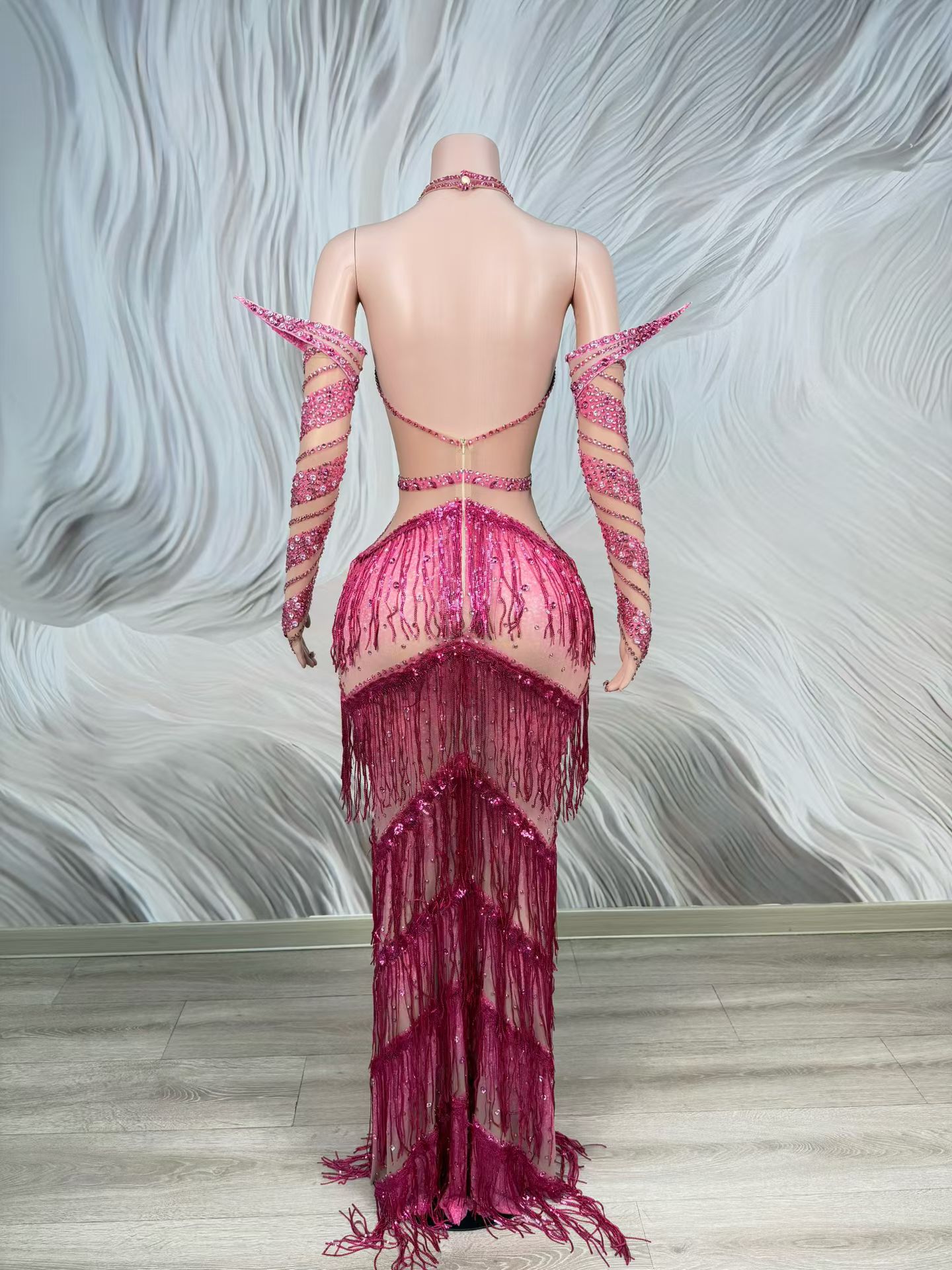 Luxury Full Rhinestone Sparkly - огляд і ціна Sparkly Rhinestone Club Party Dress